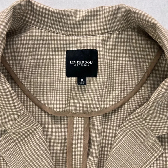 Liverpool Tan Blazer Size XL - Picture 3 of 7
